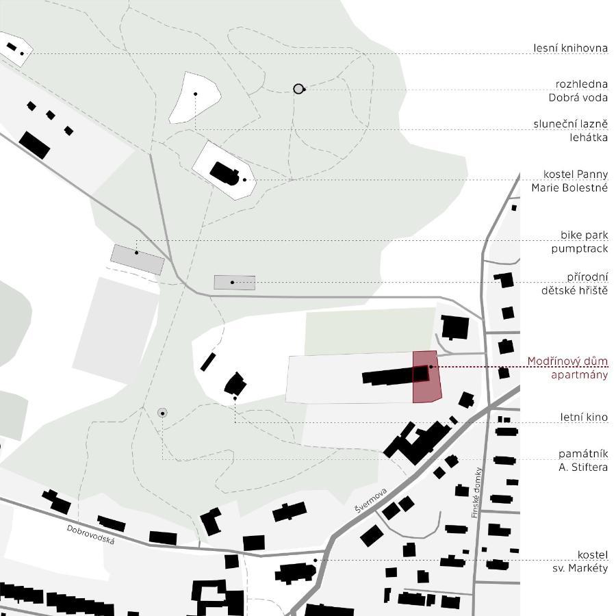 Apartmany Modrinovy Dum ฮอร์นี ปลานา ภายนอก รูปภาพ